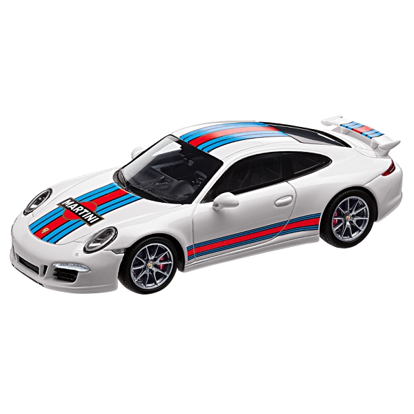 Porsche 911 Carrera S Aerokit Cup Martini Racing White 1:43 Diecast Scale Model